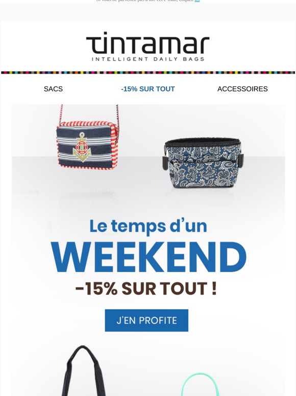 -15% sur TOUT... Le Temps d'un Week-End !