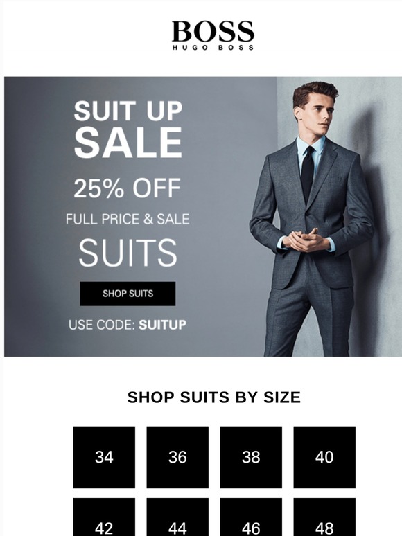 Hugo Boss Suit Up It S On Sale Milled