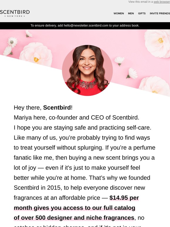 scentbird customer service email