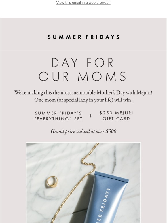 Mejuri store mother's day