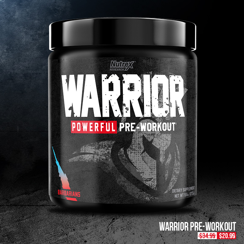 Nutrex Research Warrior Series Launch 40 Off Site Wide Milled