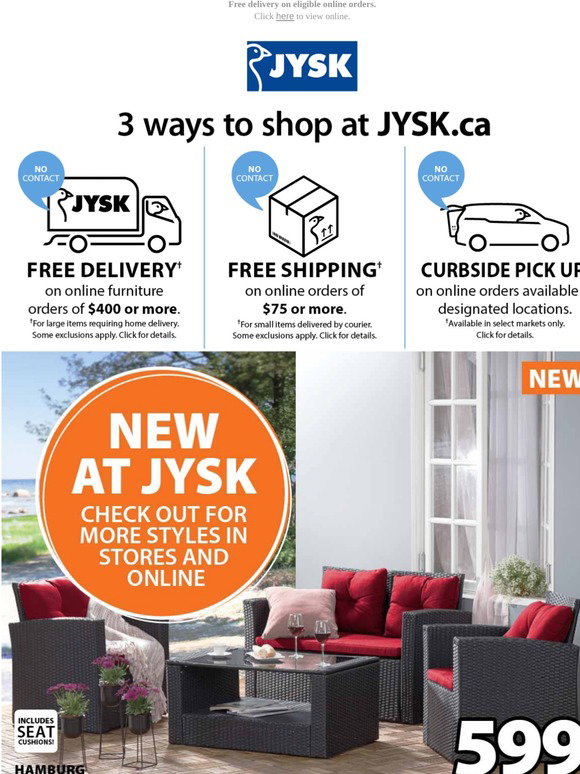 JYSK Get ready for summer with our new outdoor collection ! Milled