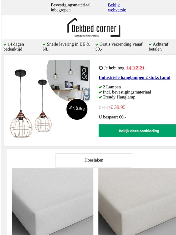 Industriele Hanglampen 2 stuks