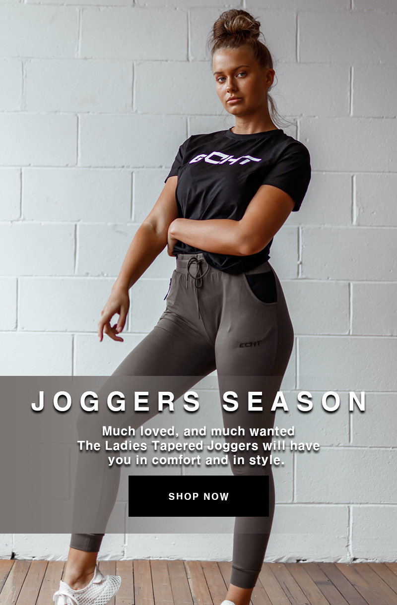 echt ladies tapered joggers