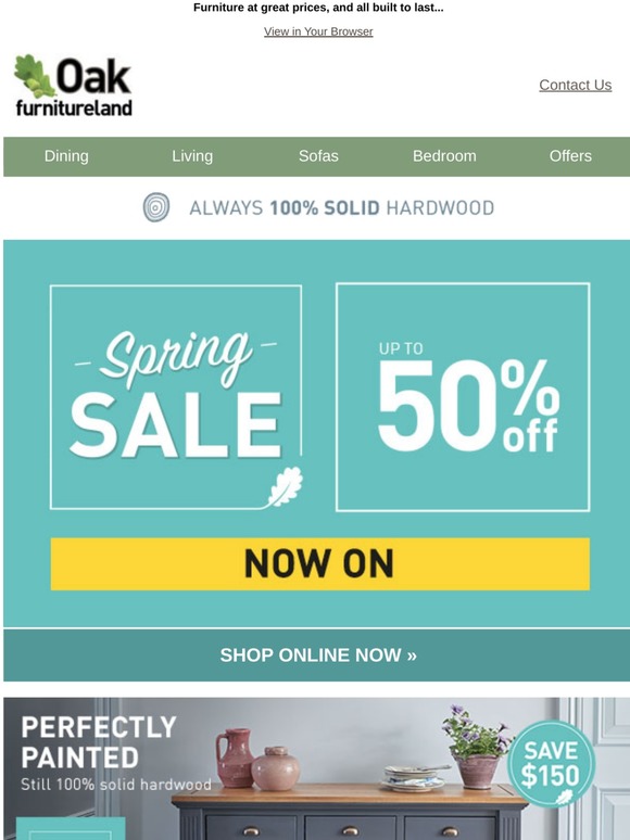 Don't miss your chance to save in our Spring Sale!