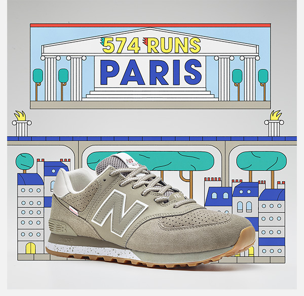 New balance 574 Paris Clearance