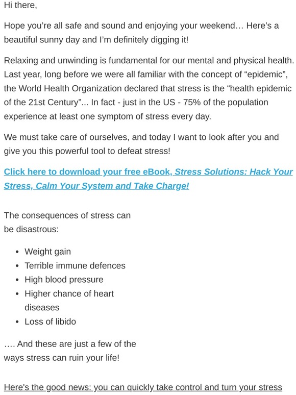 ☀️[Free Ebook] How to Reduce Stress to Boost Immunity and Gut Health