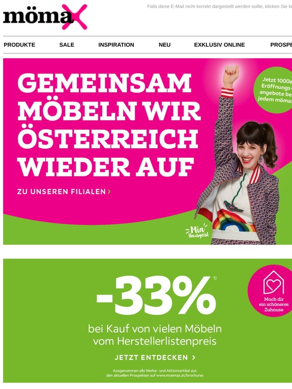 Gemeinsam möbeln wir Österreich wieder auf!