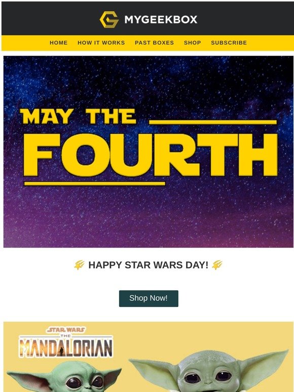 🌟 Happy Star Wars Day! May The Fourth Be With You...