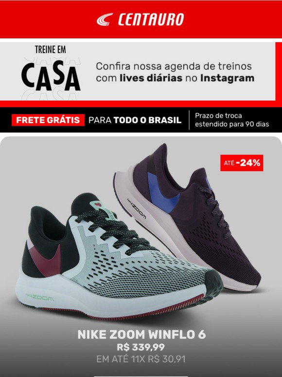 Centauro: 6 Camisetas por R$ 139,99! | Milled