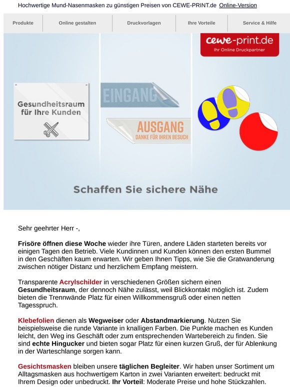 Sichere Nähe zu Ihren Kunden