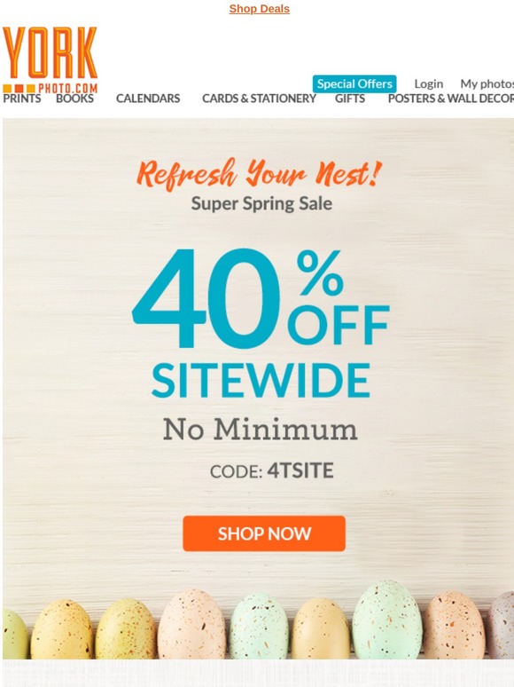 Refresh Your Nest & Save...40% Off Sitewide, $7 Playing Cards, Mugs & Books from $4 and more...