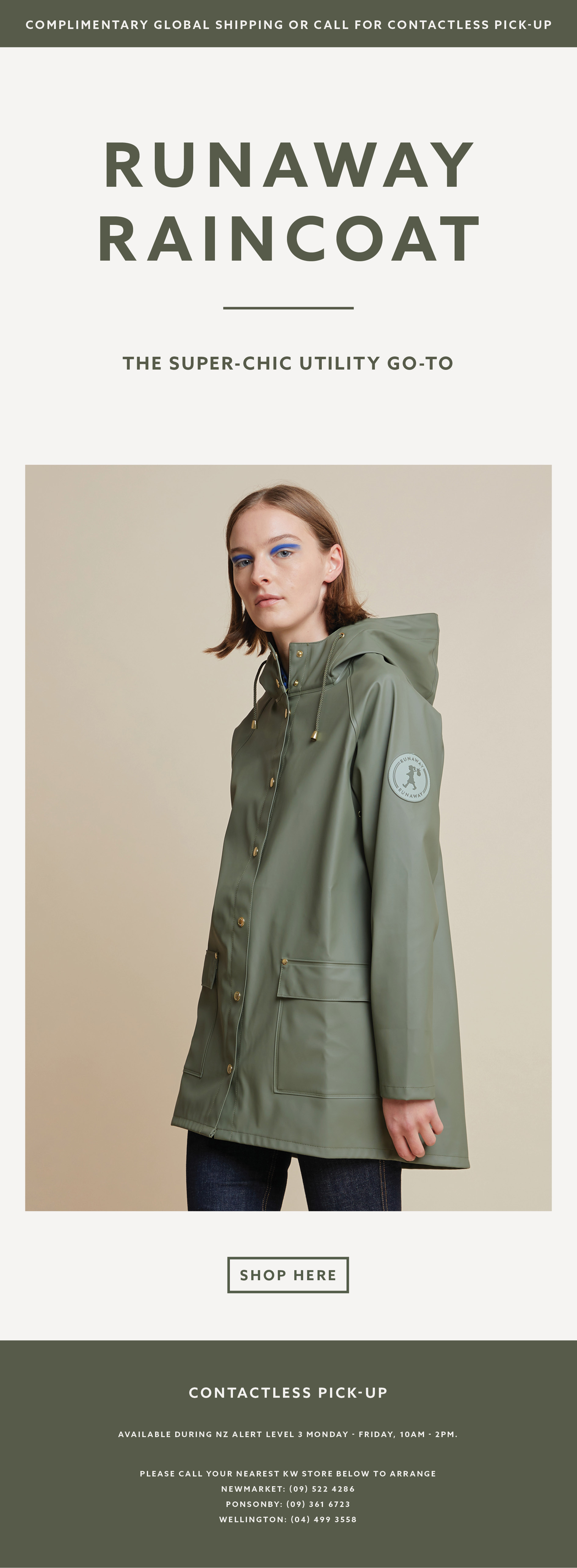 karen walker raincoat