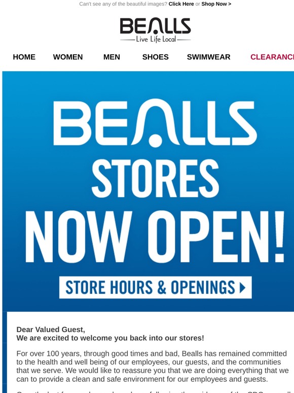 Bealls Stores Bealls Stores are now open! Milled