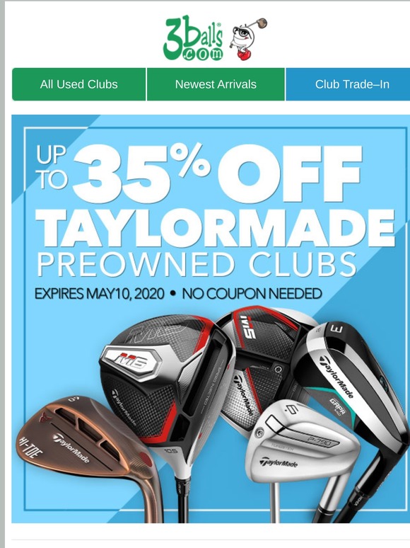 Taylormade preowned coupon Clearance