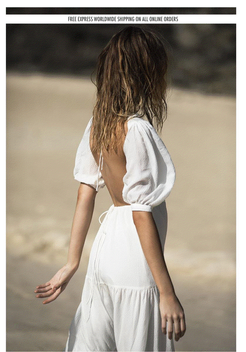 INDRE OPEN BACK DRESS 
