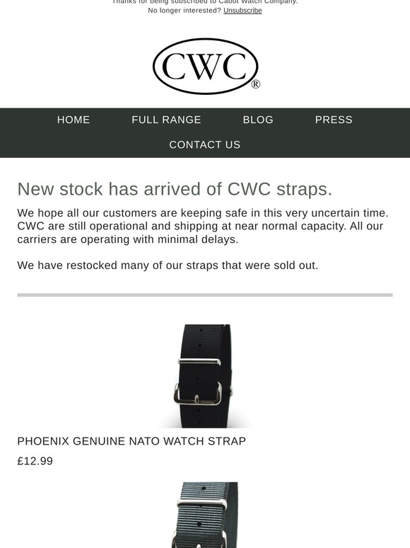 CWC MAY UPDATE
