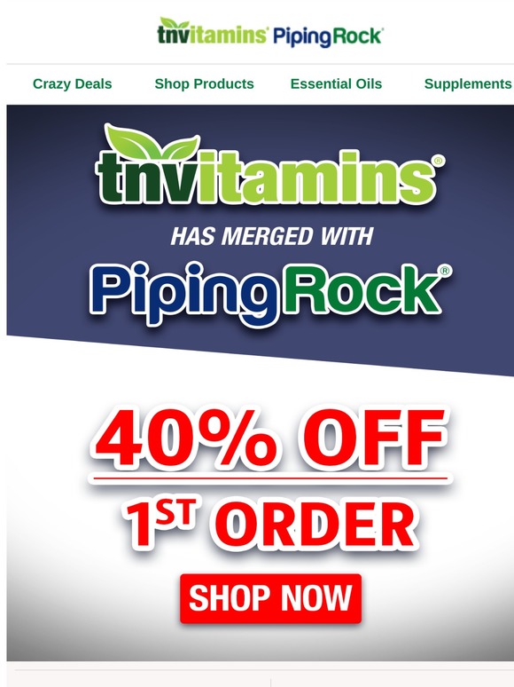 Shop Now! 40% off your 1st order