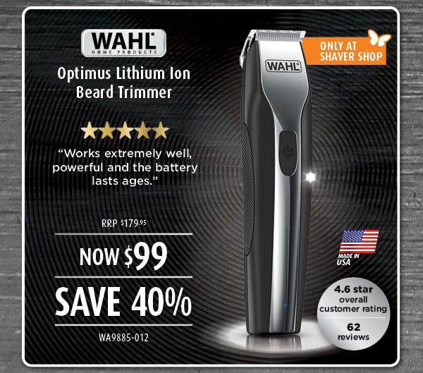 wahl lithium ion optimus