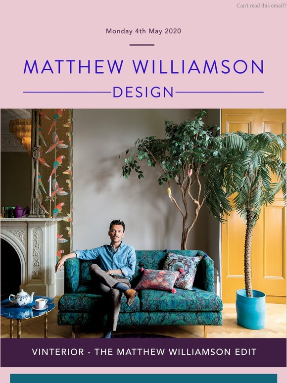 Introducing Matthew Williamson x Vinterior