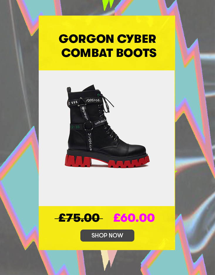 gorgon cyber combat boots