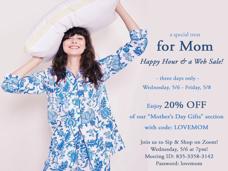 Crush Boutique: Sip & Shop, for Mom! Happy Hour + a Mother's Day Sale!