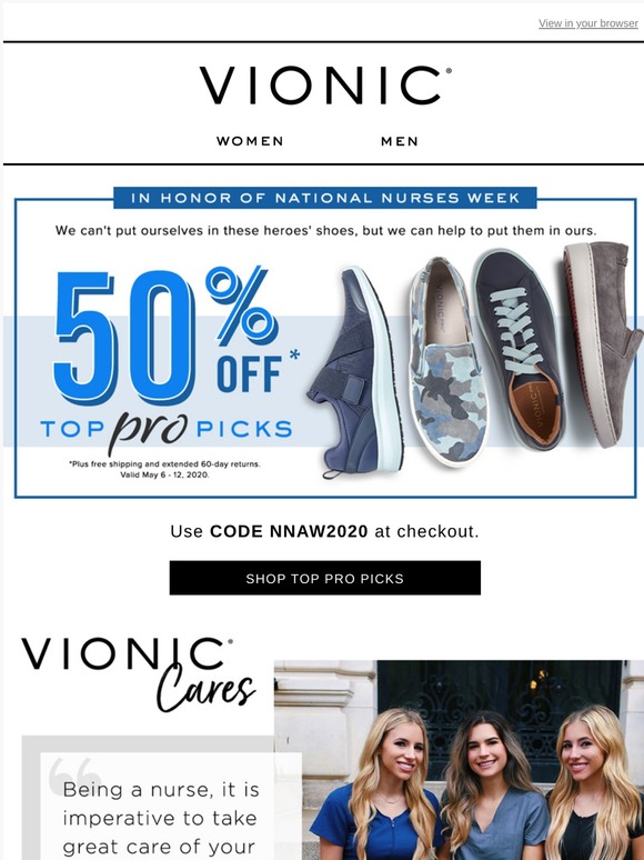 vionic healthcare workers