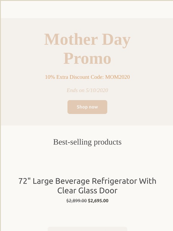 Mother Day Promo | 10% Extra Discount - KingsBottle
