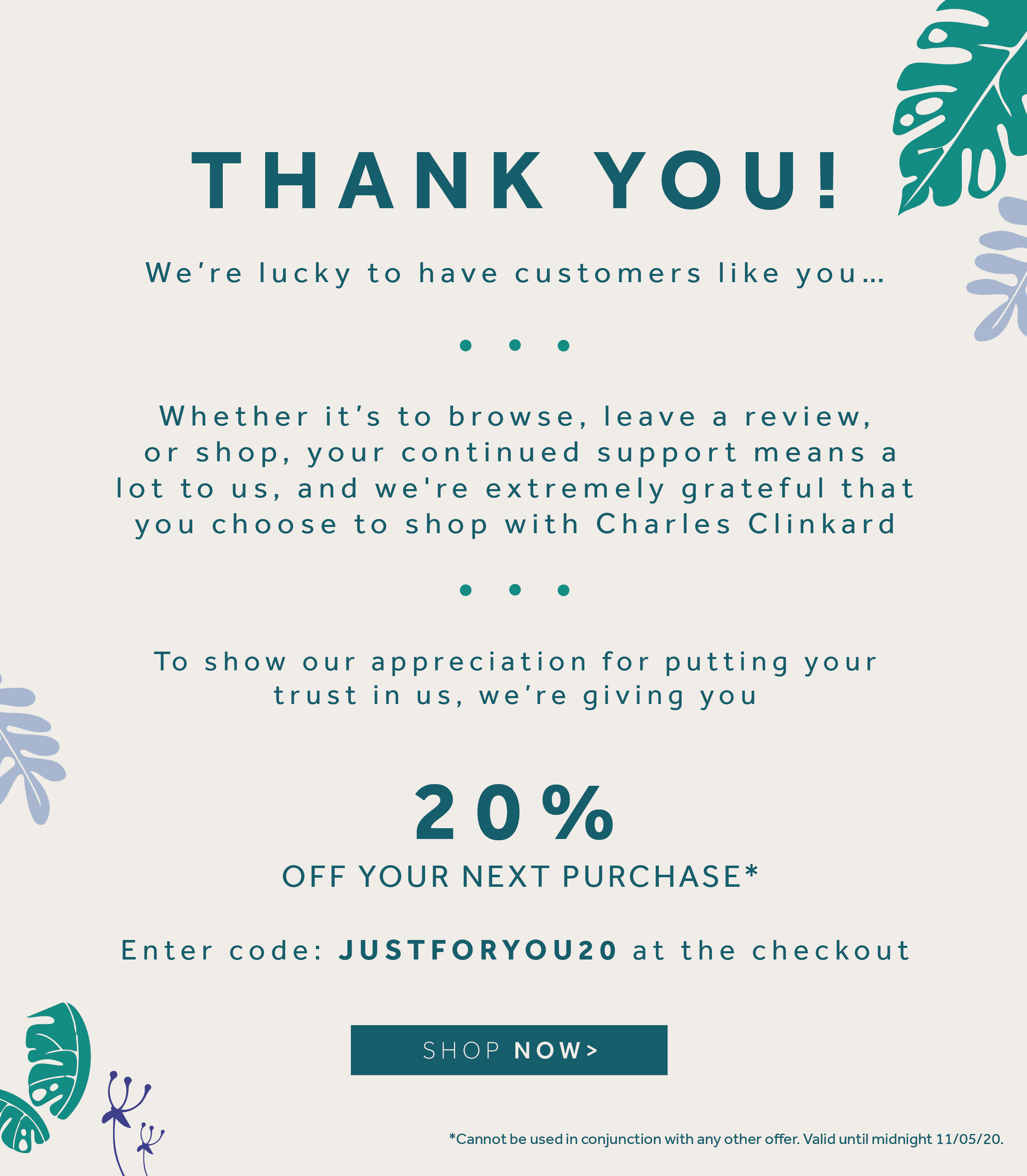 charles clinkard discount code