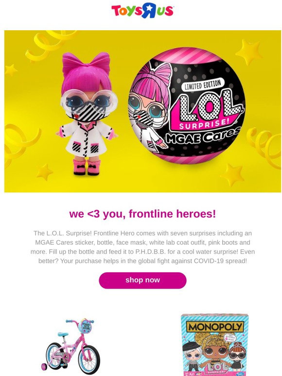 Toys R Us Support Frontline Heroes With L O L Surprise Milled
