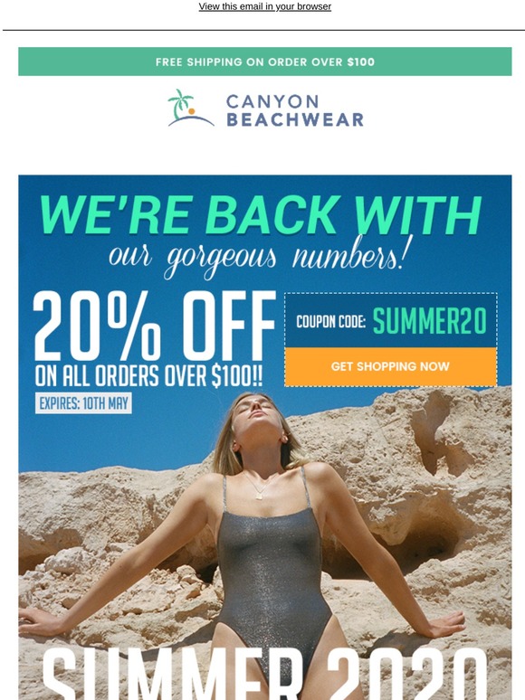 Are you Summer Ready Yet? Flat 20% OFF