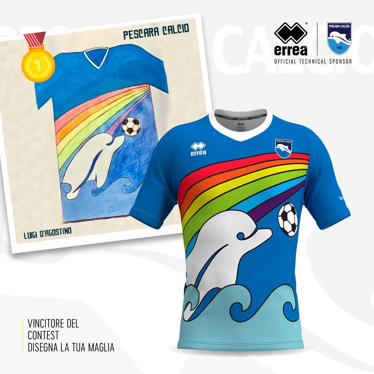 pescara football shirt 20/21