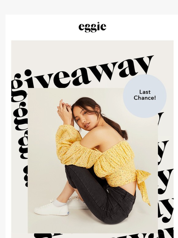 LAST CHANCE to win free Eggie! 🎁