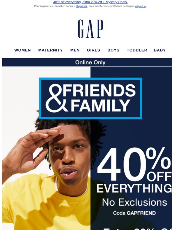 gap mystery deals
