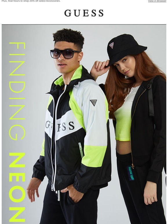 guess neon jacket