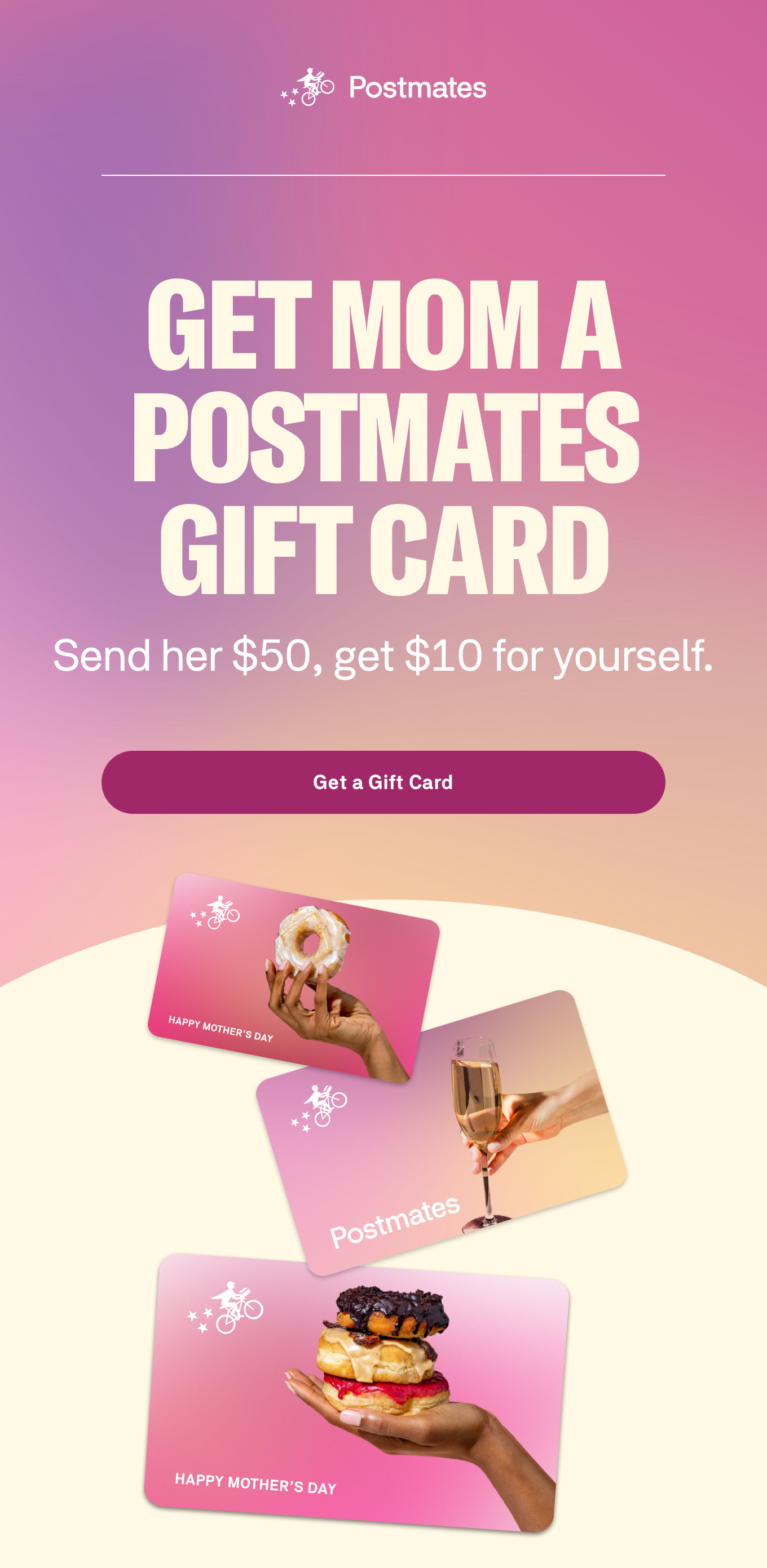 Postmates Postmates Gift Cards For Mother S Day Milled