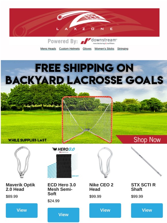 Free Ground Shipping On Backyard Lacrosse Goals