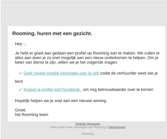 Welkom op Rooming!