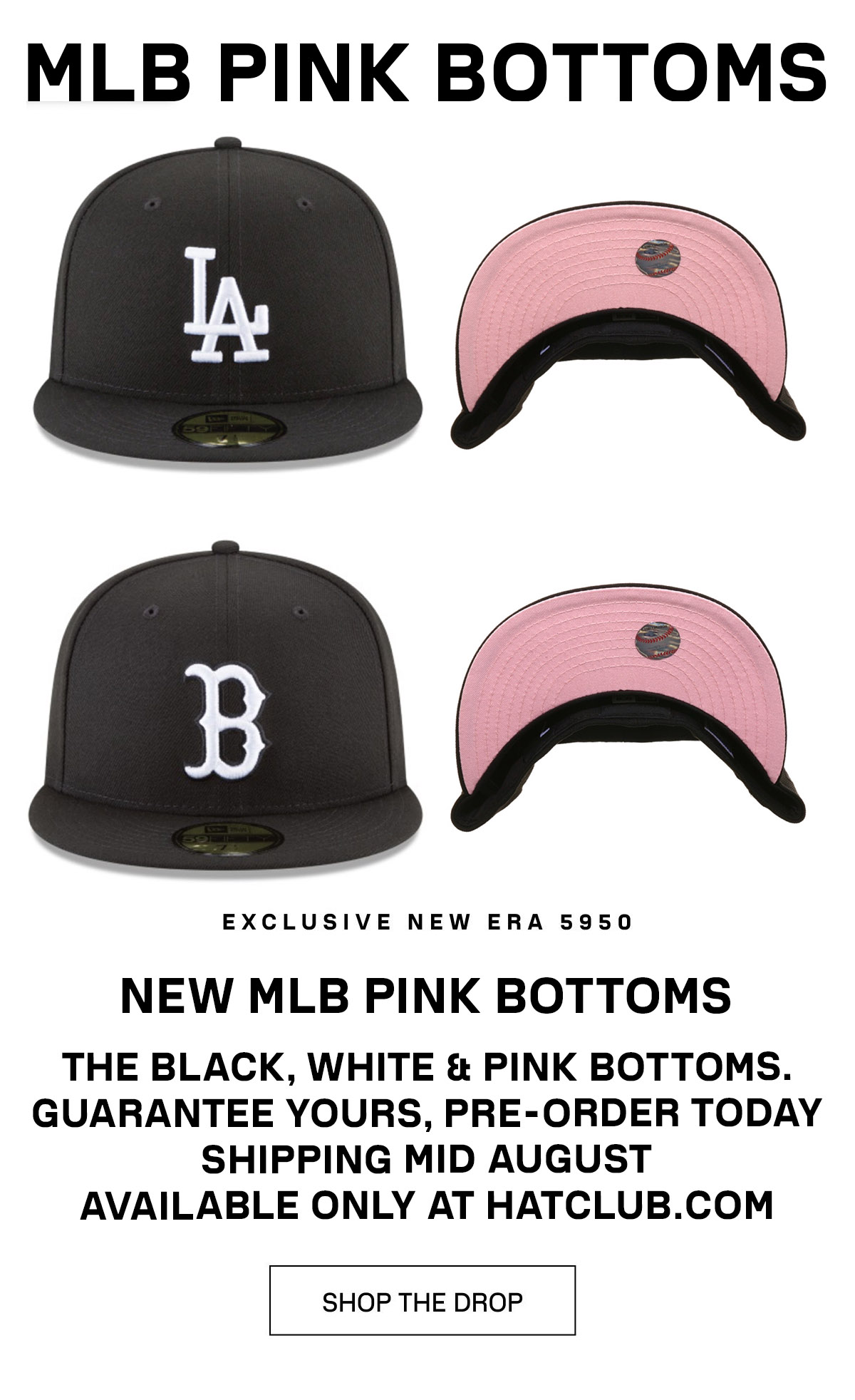 mlb pink bottom