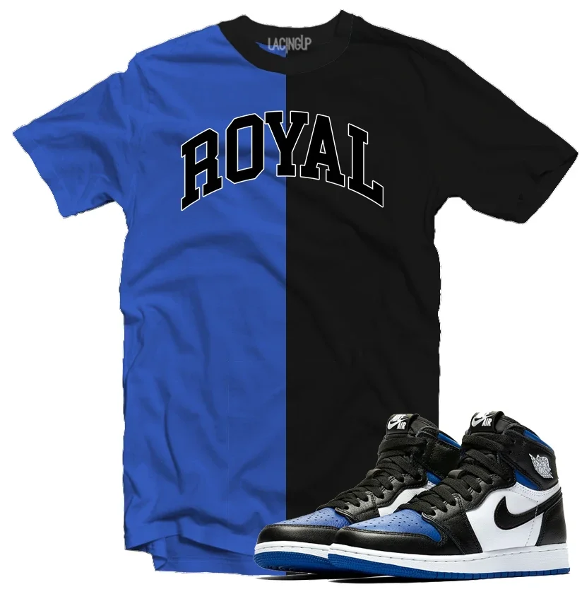 royal toe jordan 1 shirt