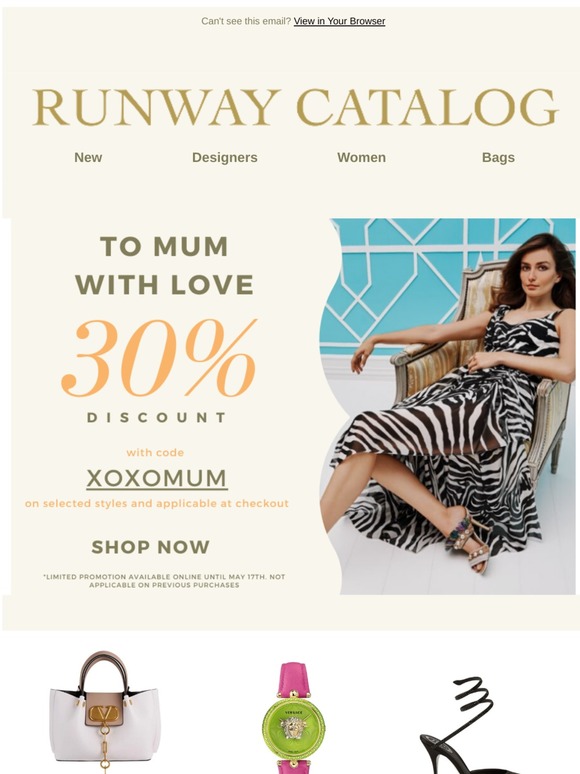 💕 To Mum with Love - 30% off Balenciaga, Gucci, Dries Van Note, and many more