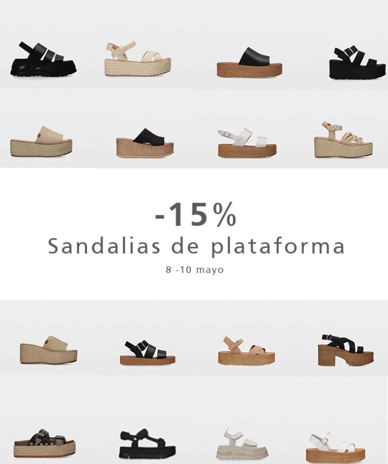 ulanka es: ¡ÚLTIMO DÍA! ⏰ -15% Sandalias de plataforma || Style Days Milled