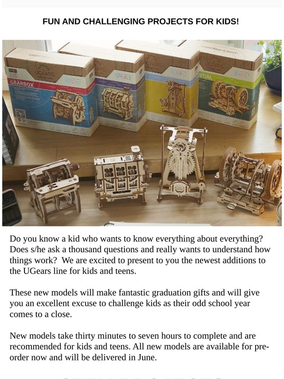 Exciting New Models for Kids!