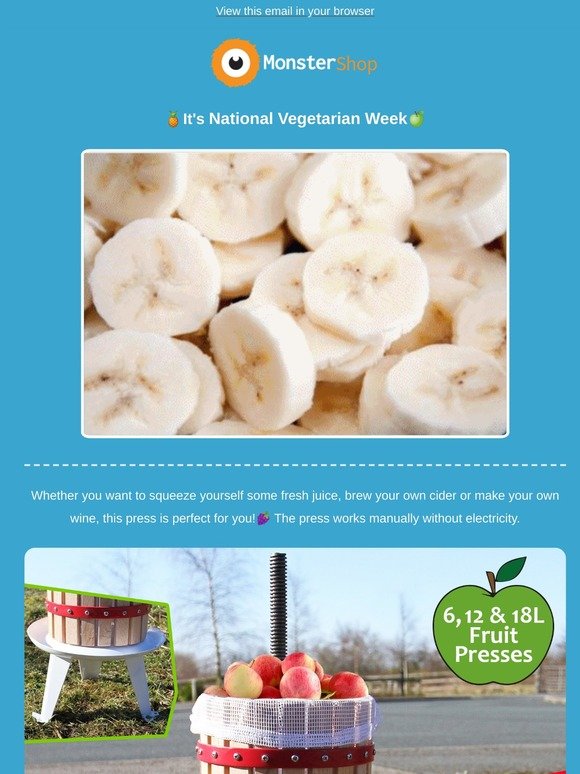 It's National Vegetarian Week 🍉🍇🍏
