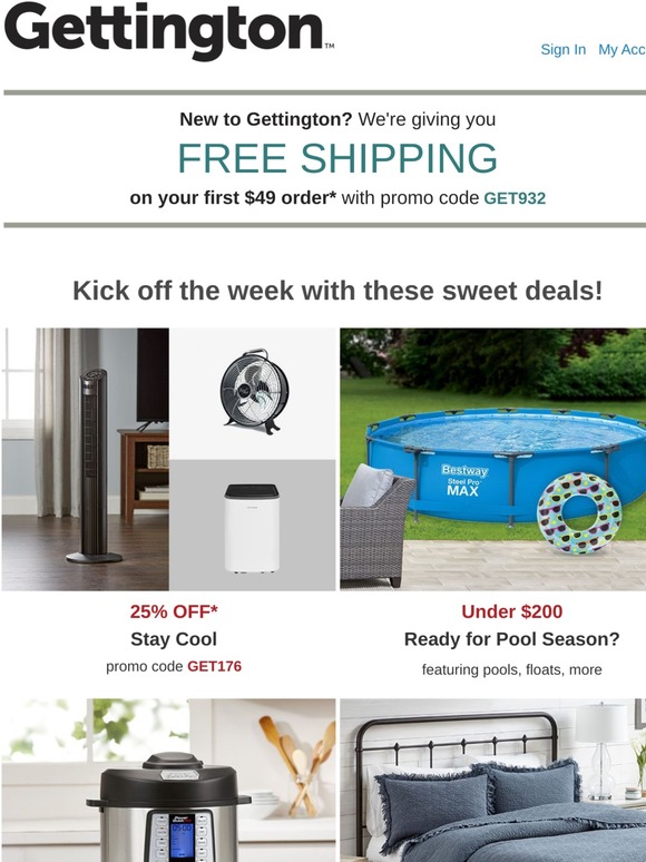 Cool down with 25% OFF ACs and fans!