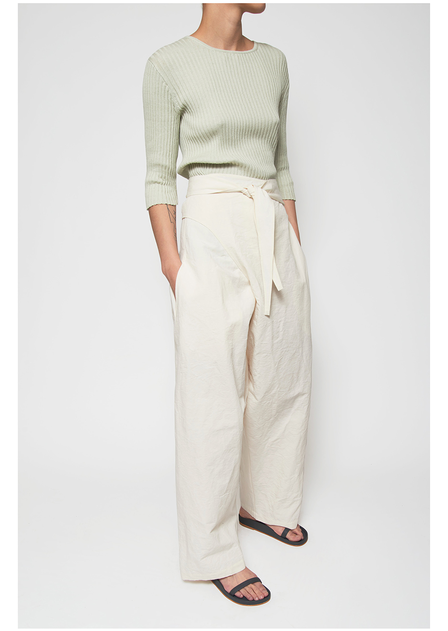 lauren manoogian wrap caftan