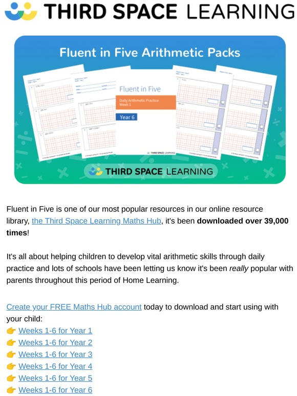 Daily arithmetic practice in just 5-minutes a day! 🆓