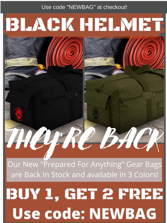 Black Helmet Apparel Which color Gear Bag do you prefer? Milled