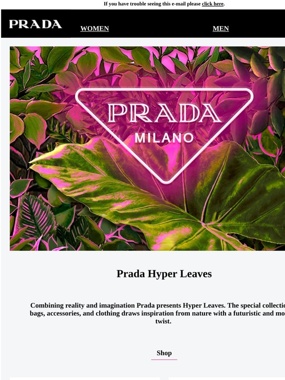 prada hyper leaves bolsa