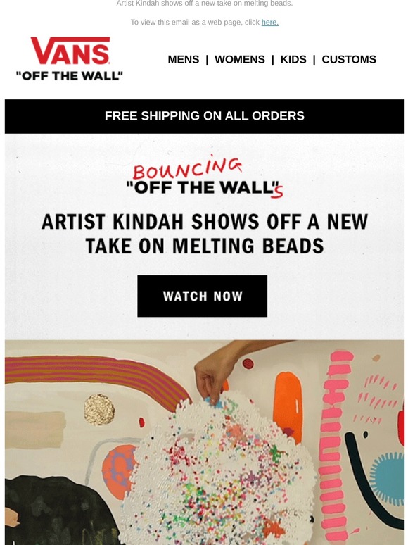 vans bouncing off the walls